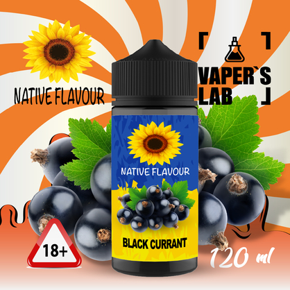 Фото рідина для вейпа native flavour black currant 120 ml