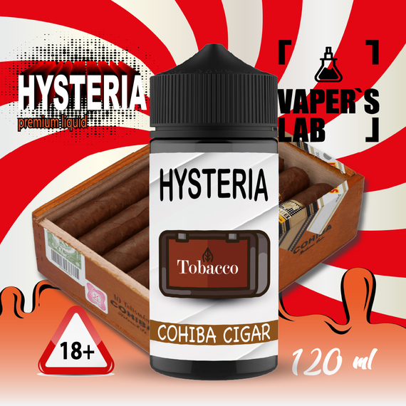 Отзывы  жижи для вейпа hysteria cohiba cigar 100 ml