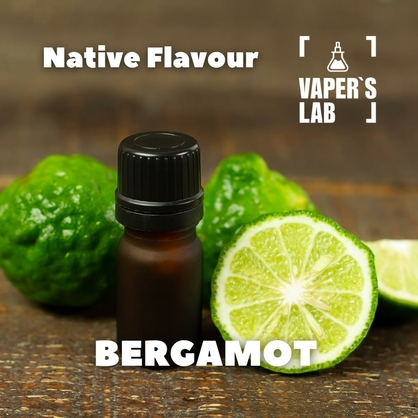 Фото, Відеоогляди на Харчовий ароматизатор для вейпа Native Flavour "Bergamot" 30мл 