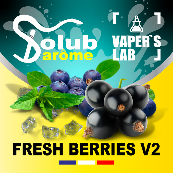 Отзывы на Ароматизатор для вейпа Solub Arome "Fresh Berries v2" (Черника смородина мята ментол) 