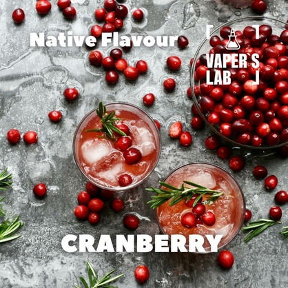 Фото, Відеоогляди на Преміум ароматизатор для електронних сигарет Native Flavour "cranberry" 30мл 