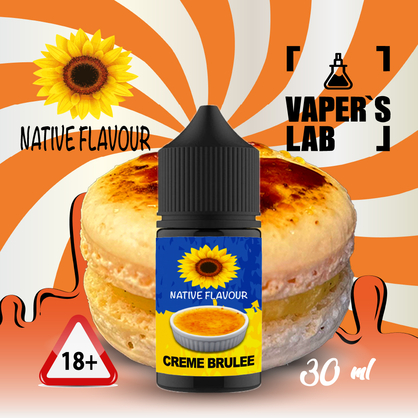 Фото жидкость для под систем native flavour creme brulee 30 ml