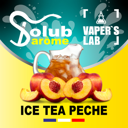 Фото, Відеоогляди на Аромки для вейпів Solub Arome "Ice-T pêche" (Персиковий чай) 