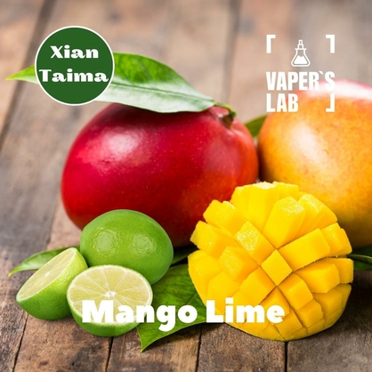 Фото, Відеоогляди на ароматизатор для самозамісу Xi'an Taima "Mango Lime" (Манго лайм) 