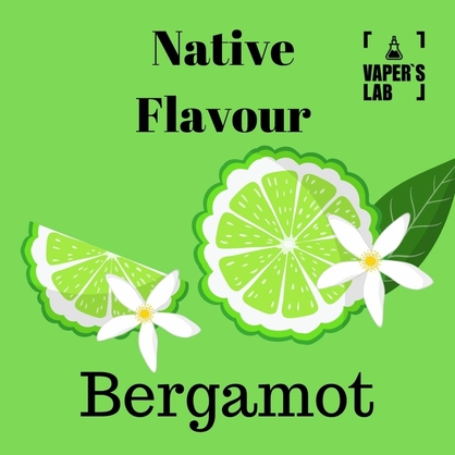 Фото, Видео на заправки для вейпа Native Flavour Bergamot 100 ml