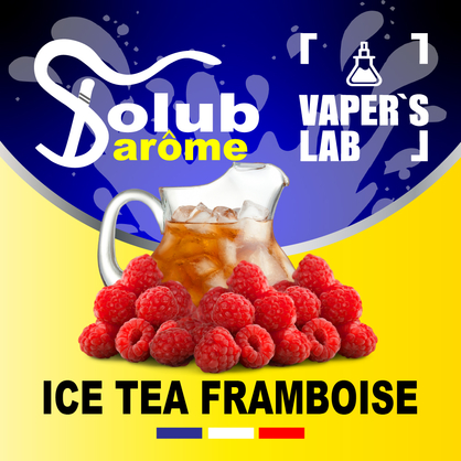 Фото, Відеоогляди на Арома для самозамісу Solub Arome "Ice-T framboise" (Малиновий чай) 