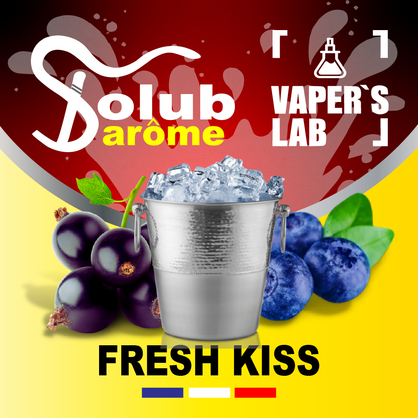 Фото, Відеоогляди на Натуральні ароматизатори для вейпів Solub Arome "Fresh Kiss" (Чорниця смородина зі свіжістю) 