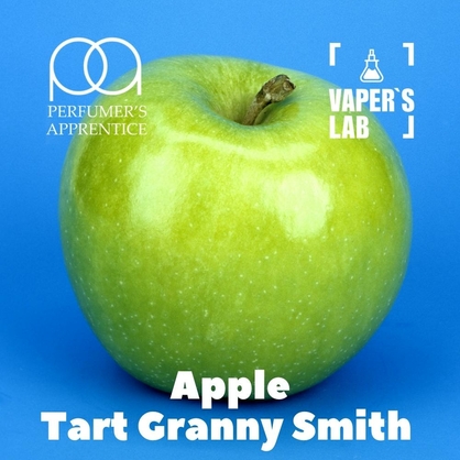 Фото, Видео, ароматизатор для самозамеса TPA "Apple (Tart Granny Smith)" (Зеленое яблоко) 