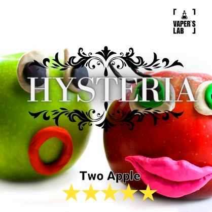 Фото, Відео на жижи для вейпа Hysteria Two Apples 30 ml