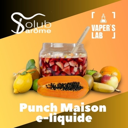 Фото, Видео, Ароматизатор для жижи Solub Arome "Punch Maison e-liquide" (Экзотический пунш) 