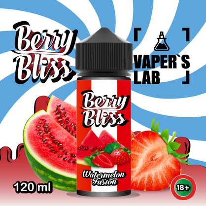 Фото рідини для вейпа berry bliss watermelon fusion  (кавун з ягодам)