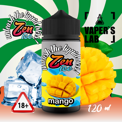 Фото рідини для вейпа zen ice mango