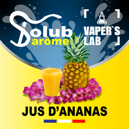 Фото, Видео, Натуральные ароматизаторы для вейпа  Solub Arome "Jus d\'ananas" (Ананасовый сок) 