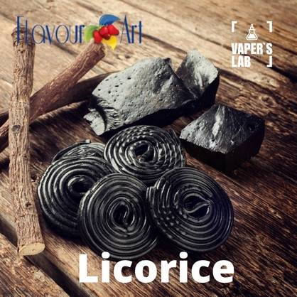 Фото, Відеоогляди на Аромку для вейпа FlavourArt Licorice Лакриця