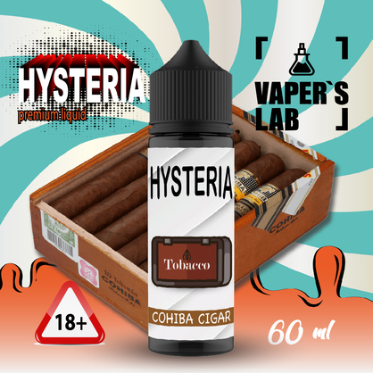 Фото купить жижи для вейпа hysteria cohiba cigar 60 ml