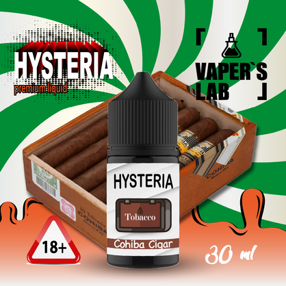 Фото купить жижи для пода hysteria cohiba cigar 30 ml