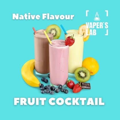 Фото, Відеоогляди на ароматизатор для самозамісу Native Flavour "Fruit Cocktail" 30мл 