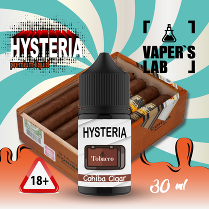 Фото заправки для пода hysteria cohiba cigar 30 ml