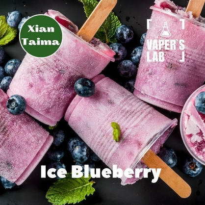 Фото, Відеоогляди на Найкращі ароматизатори для вейпа Xi'an Taima "Ice Blueberry" (Чорниця з холодком) 