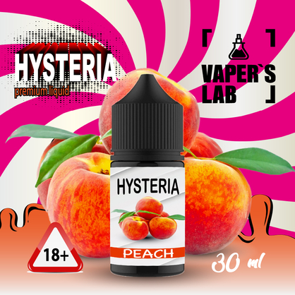 Фото, Відеоогляди на Жижу Salt Hysteria Salt Peach 30 ml