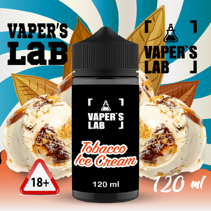 Фото купить заправку для вейпа без никотина vapers lab tobacco ice cream