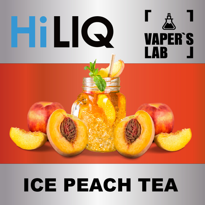 Фото на аромку HiLIQ Хайлик Ice Peach Tea Холодный персиковый чай