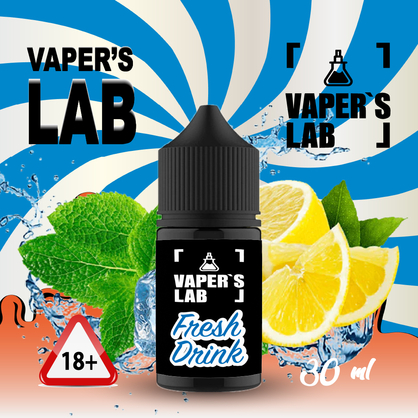 Фото, Видеообзор на жижку Salt Vaper's LAB Salt Fresh drink 30 ml