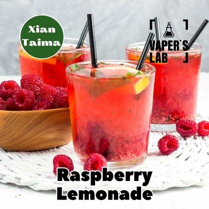 Фото, Видео, Купить ароматизатор Xi'an Taima "Raspberry Lemonade" (Малиновый лимонад) 