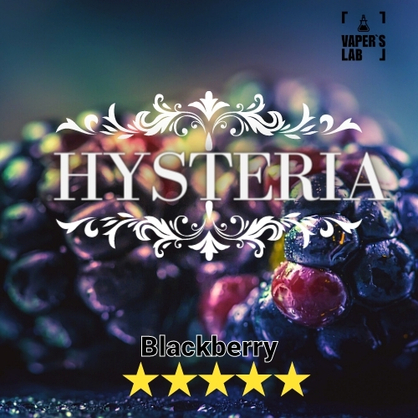 Фото рідина для вейпа hysteria blackberry 30 ml