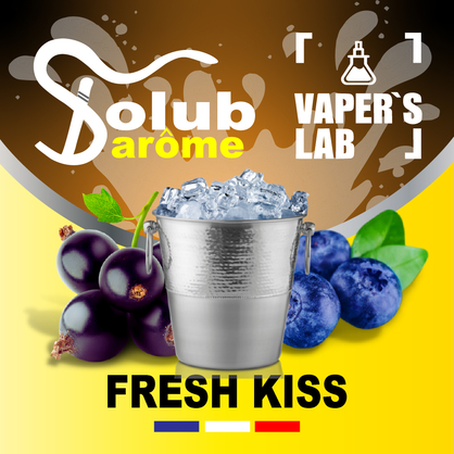 Фото, Відеоогляди на Натуральні ароматизатори для вейпів Solub Arome "Fresh Kiss" (Чорниця смородина зі свіжістю) 