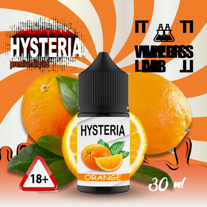 Фото, Видеообзор на жижку Salt Hysteria Salt Orange 30 ml