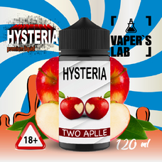 Рідина для електронних сигарет із нікотином Hysteria Two Apples 100 ml