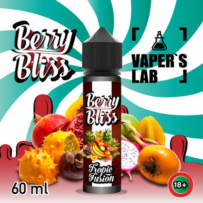 Фото рідини для вейпа berry bliss tropic fusion 60 мл (тропічні фрукти)