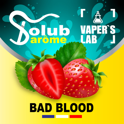 Фото, Відеоогляди на Натуральні ароматизатори для вейпа Solub Arome "Bad blood" (Полунична цукерка) 