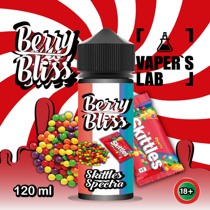 Фото жижи для вейпа berry bliss skittles spectra 120 мл (конфеты скитлс)