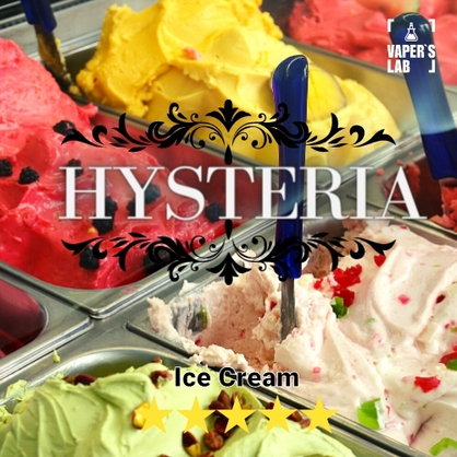 Фото лучшие жидкости для парения hysteria ice cream 60 ml