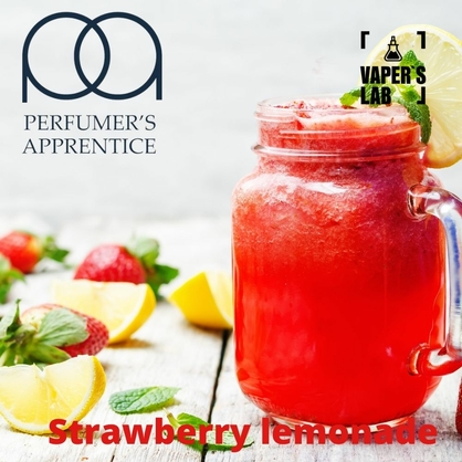 Фото, Відеоогляди на Ароматизатори для вейпа TPA "Strawberry lemonade" (Полуничний лимонад) 