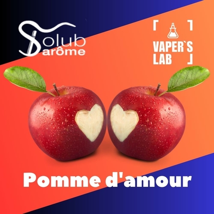 Фото, Відеоогляди на Ароматизатори для сольового нікотину Solub Arome "Pomme d\'amour" (Райське яблуко) 