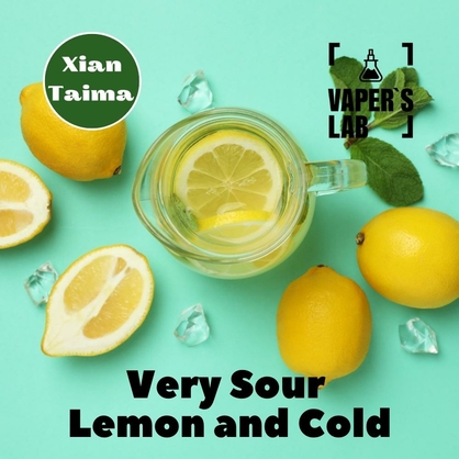 Фото, Відеоогляди на Ароматизатори для рідин Xi'an Taima "Very Sour Lemon and Cold" (Дуже кислий і холодний лимон) 