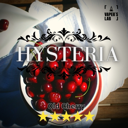 Фото рідина для електронних сигарет hysteria old cherry 30 ml