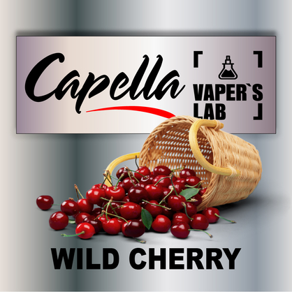 Фото на Ароматизатори Capella Wild Cherry with Stevia Дика Вишня