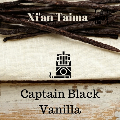 Фото, Відеоогляди на Найкращі харчові ароматизатори Xi'an Taima "Captain Black Vanilla" (Капітан Блек ваніль) 