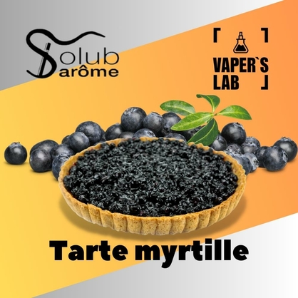 Фото, Відеоогляди на Ароматизатори для вейпа Solub Arome "Tarte myrtille" (Чорничний пиріг) 