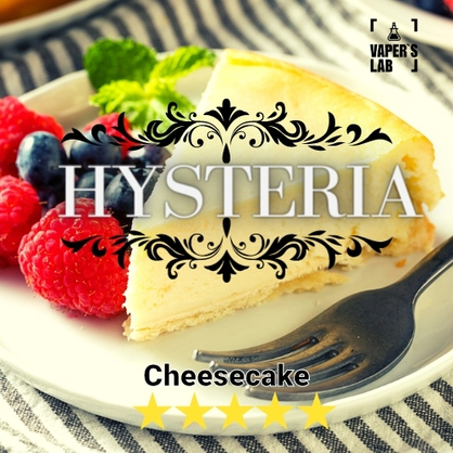 Фото жижи для пода hysteria cheesecake 30 ml