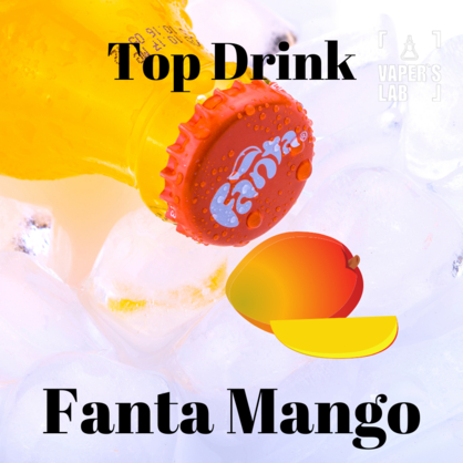 Фото, Видеообзор на жижку Salt Top Drink SALT Fanta Mango 15 ml