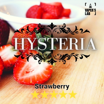 Фото, Відео на Жижи для вейпа україна Hysteria Strawberry 30 ml