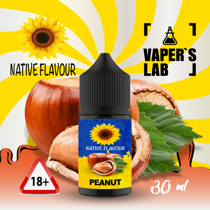 Фото жижа для пода native flavour salt hazelnut 30 ml