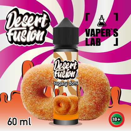 Фото жидкость для вейпа dessert fusion sugary donut 60 ml