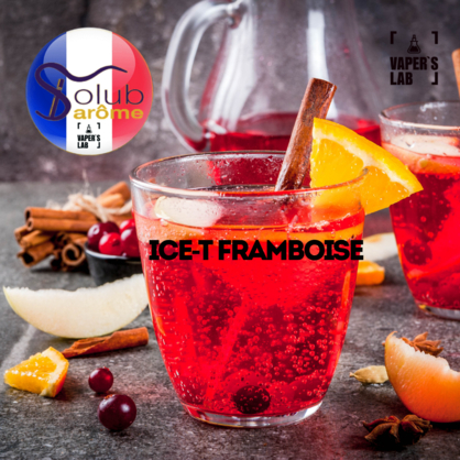 Фото, Відеоогляди на Арома для самозамісу Solub Arome "Ice-T framboise" (Малиновий чай) 