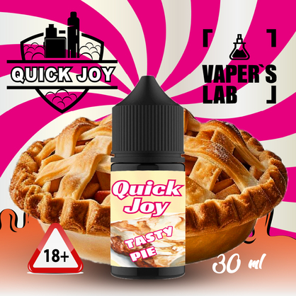 Фото, Видеообзор на жижку Salt Quick Joy Salt Tasty Pie 30ml